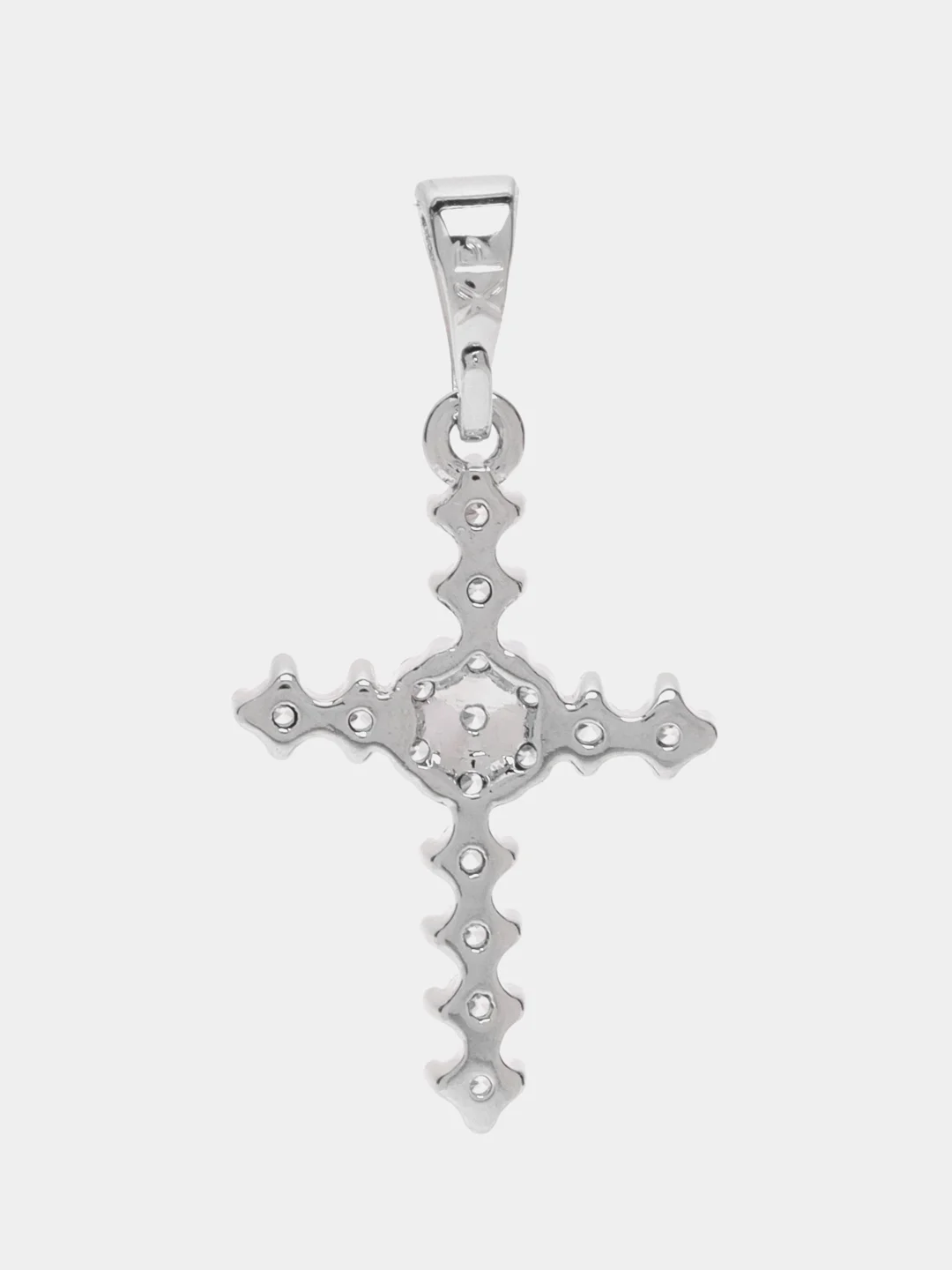 Серебряный крестик/подвеска из медицинской стали