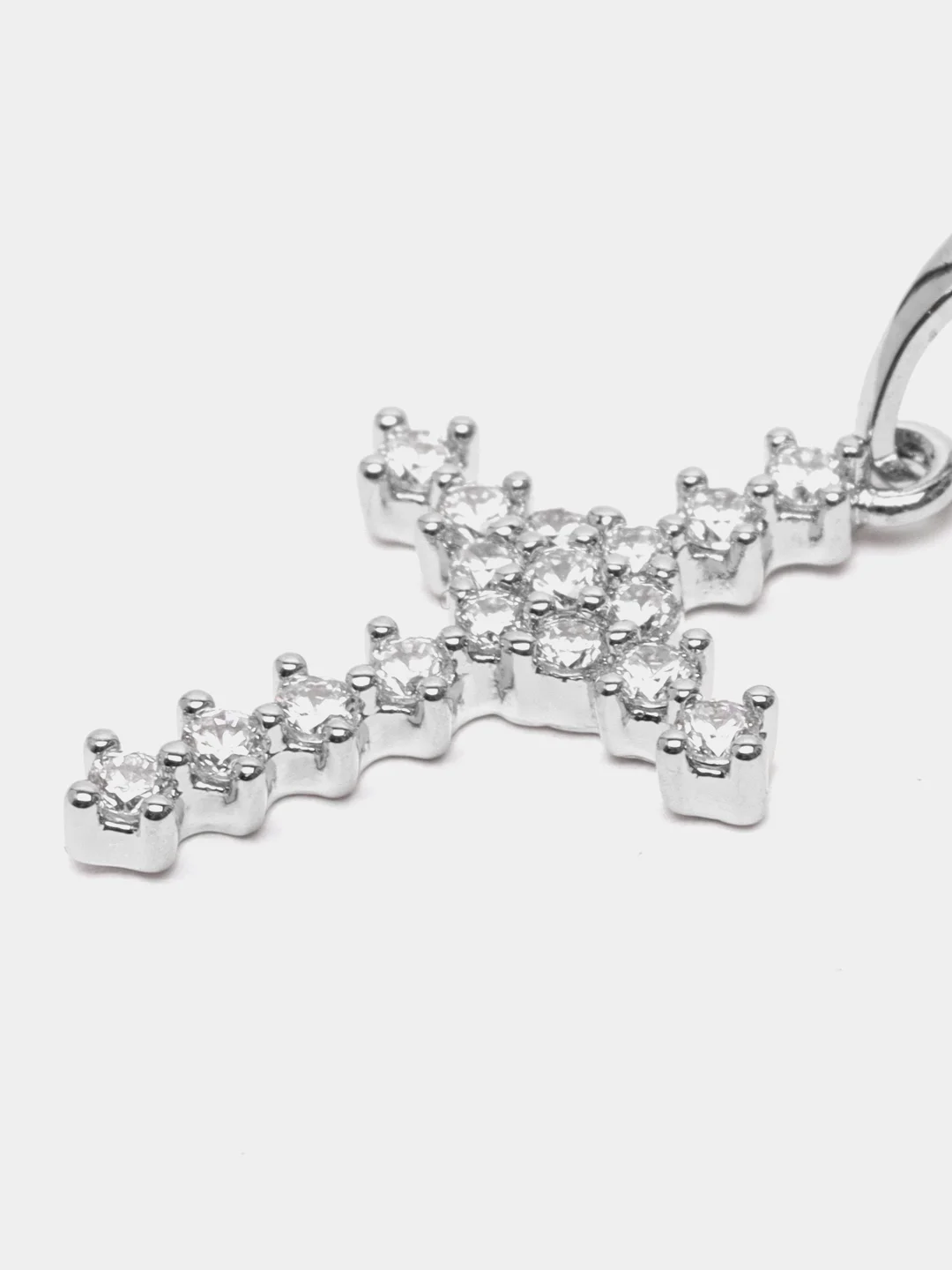 Серебряный крестик/подвеска из медицинской стали