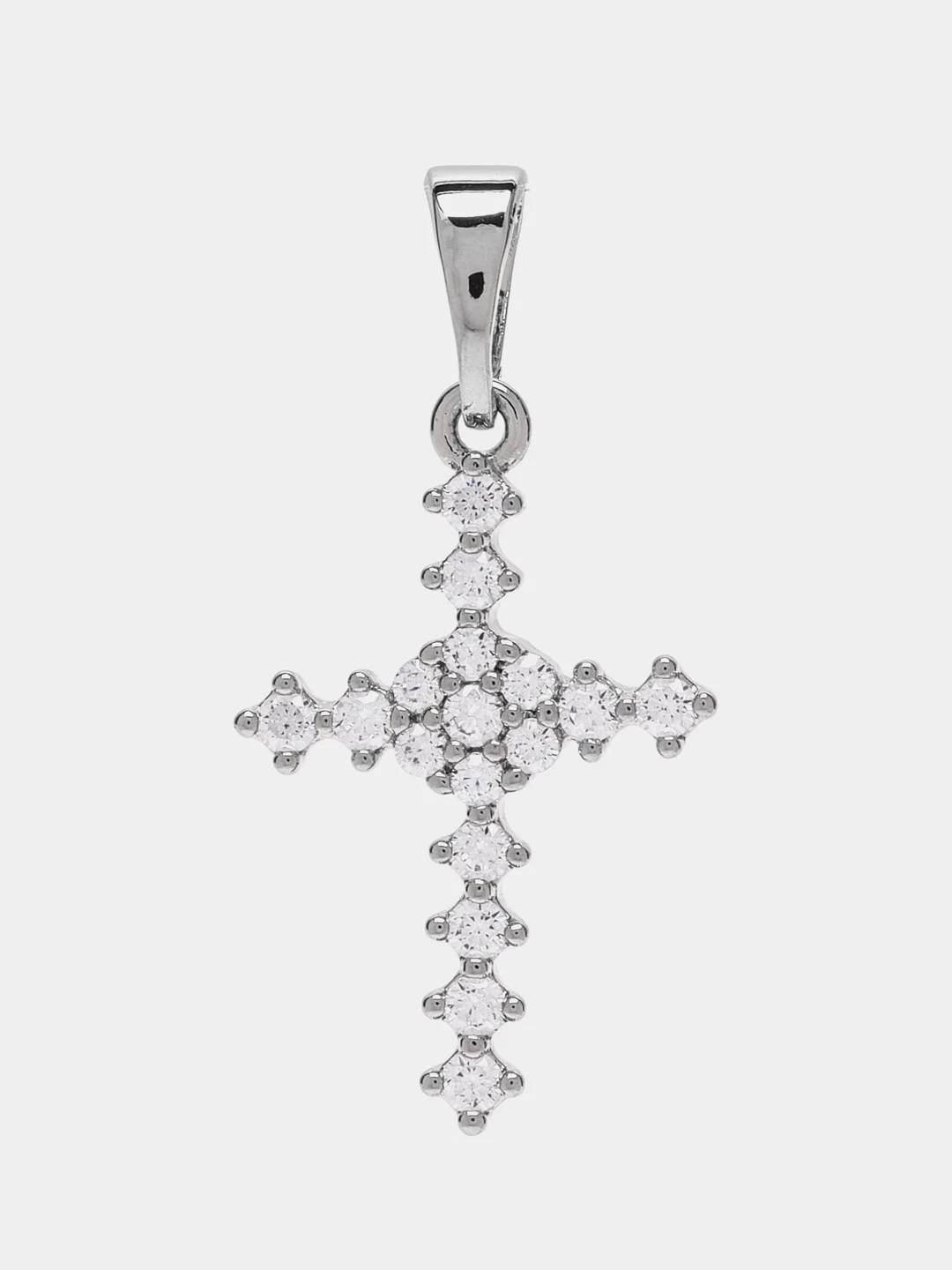 Серебряный крестик/подвеска из медицинской стали