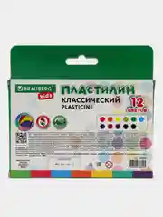 Пластилин классический, 12 цветов