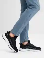 Черный кроссовки мужские