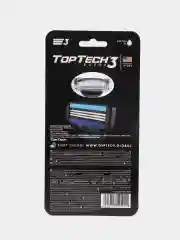 Мужская бритва TopTech Razor3, сменные кассеты, совместимы с GILLEТТE Mach3, Mach3 Turbo