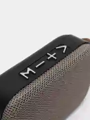 Серый портативная Bluetooth - колонка с радио, беспроводная