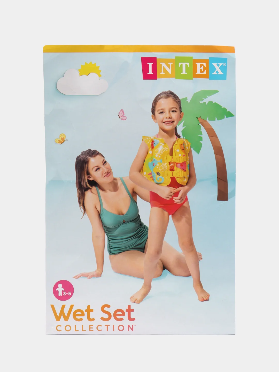 Жилет для плавания INTEX, жилет надувной детский INTEX 41 х 30 см, от 3 лет