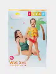 Жилет надувной Intex, спасательный "Тропические друзья", 41 х 30 см, от 3 до 5 лет