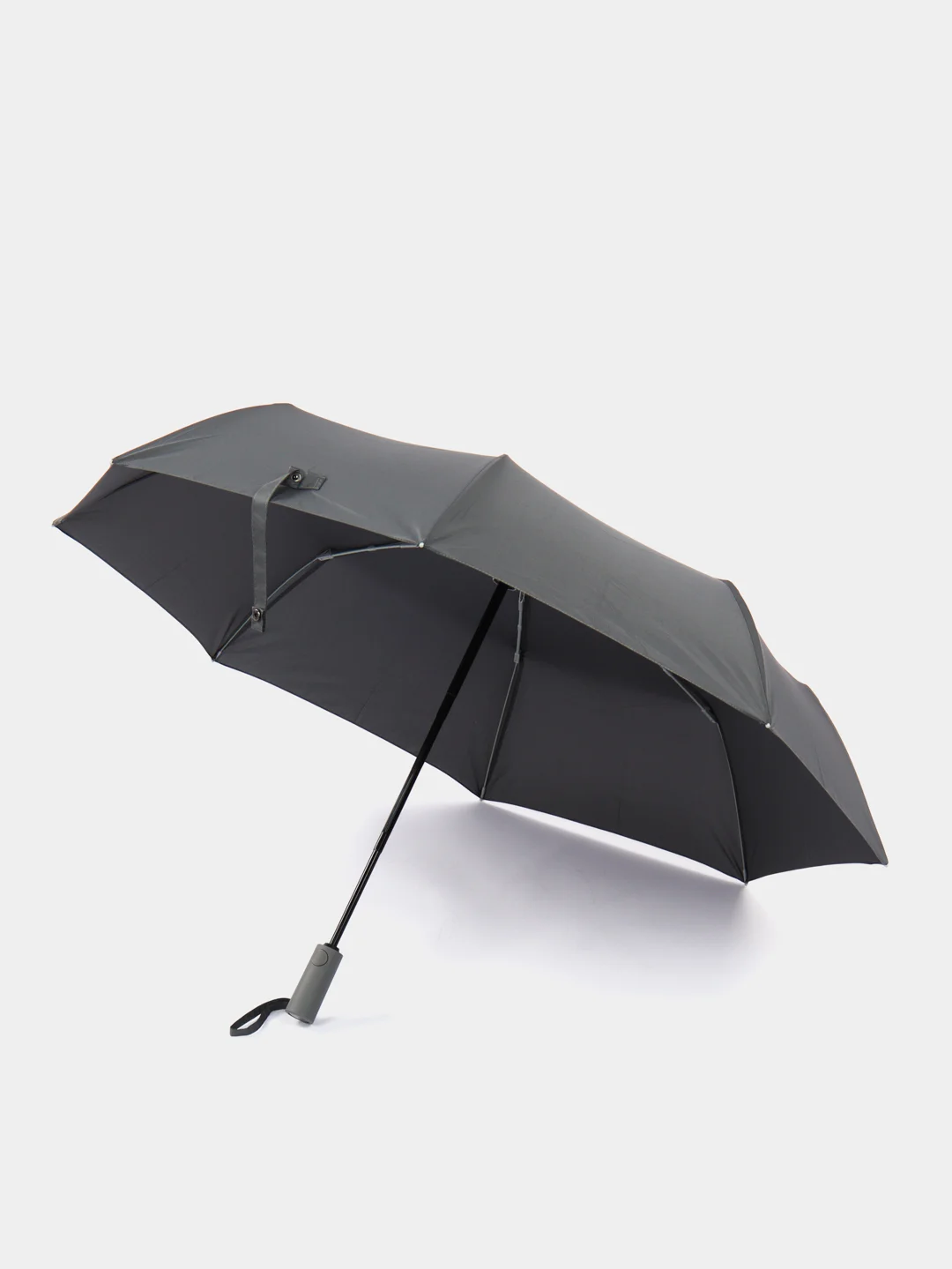 Серый зонт Xiaomi Mijia Smart Mechanical Anti-rebound Automatic Umbrella
