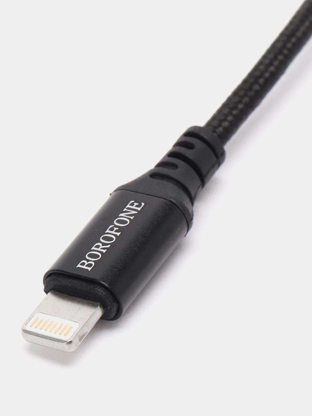 Черный кабель зарядный BOROFONE BX54 (1m, Micro-USB/Type-C/Lightning) для Android и Apple iPhone