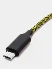 Желтый кабель для зарядки Type-C, Lightning, Micro USB