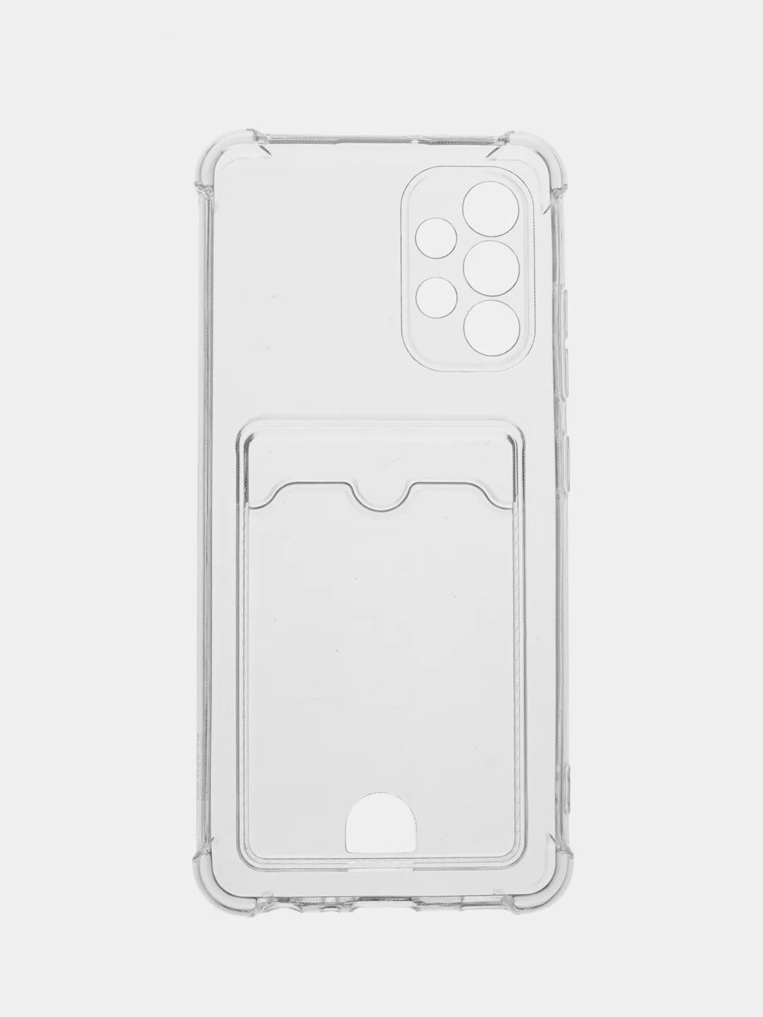 Чехол прозрачный для Samsung A23/A33/A53/A14/A24/A34/A53. с визитницей, карманом для карт