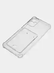 Чехол прозрачный для Tecno spark 8c, 9 pro 8p 7, Pova 4 pro, с визитницей, карманом для карт