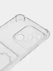 Чехол прозрачный для Xiaomi Redmi 9A, 9C, 10C, 12C, 11A с визитницей карманом для карт