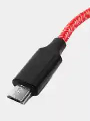 Красный кабель для зарядки Type-C, Lightning, Micro USB