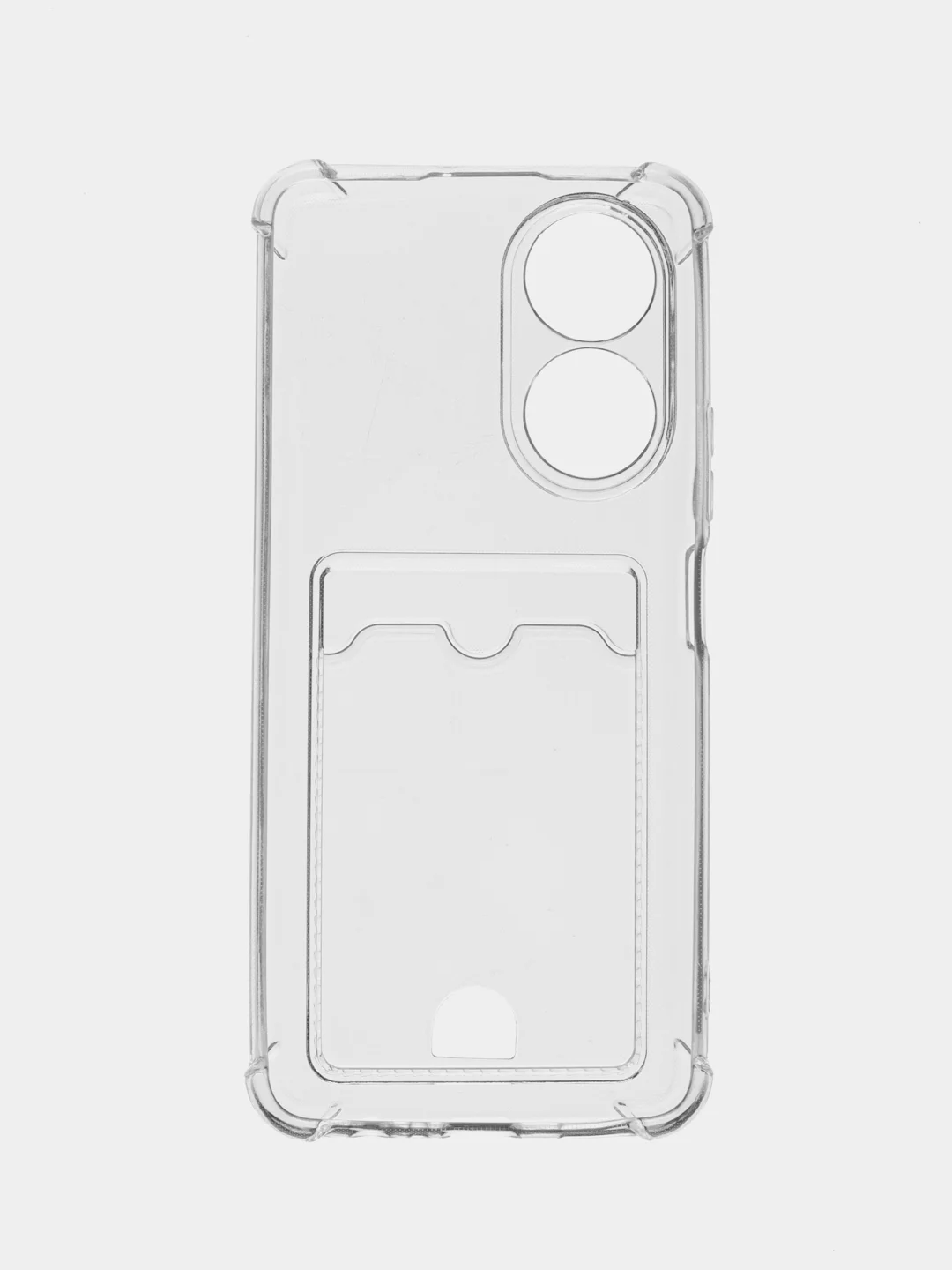 Чехол прозрачный для Huawei Honor x6, x7, x7a, x8a, x9a, с визитницей, карманом для карт