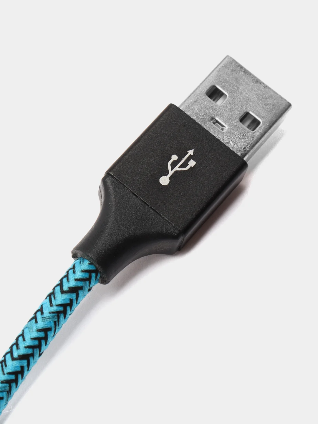 Синий кабель для зарядки Type-C, Lightning, Micro USB