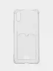 Чехол прозрачный для Xiaomi Redmi 9A, 9C, 10C, 12C, 11A с визитницей карманом для карт