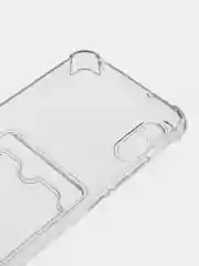 Чехол прозрачный для Xiaomi Redmi 9A, 9C, 10C, 12C, 11A с визитницей карманом для карт