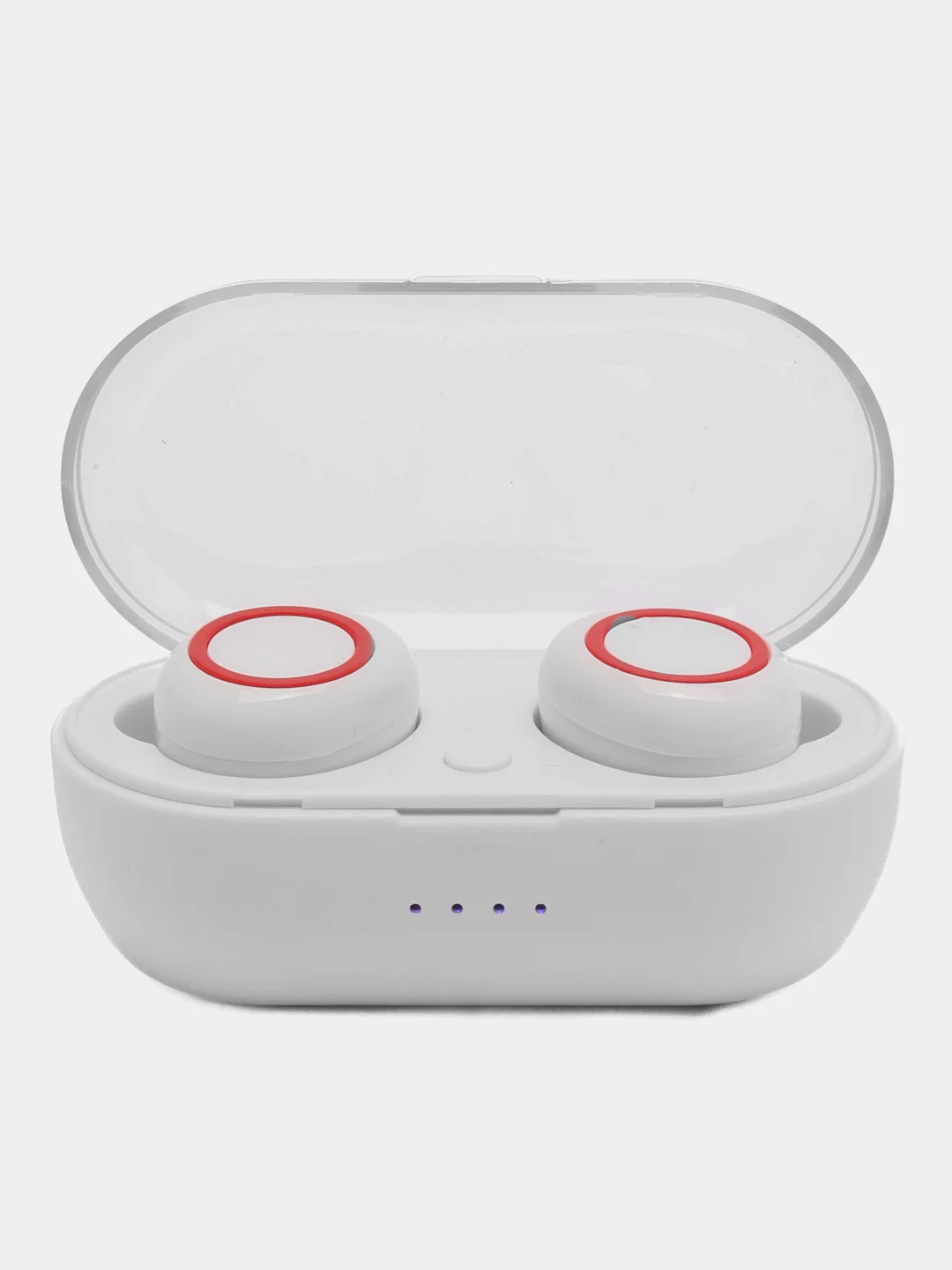 Алый беспроводные наушники (гарнитура) Y50 TWS2 Bluetooth 5.0 с сенсорным управлением