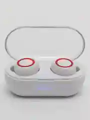 Алый беспроводные наушники (гарнитура) Y50 TWS2 Bluetooth 5.0 с сенсорным управлением