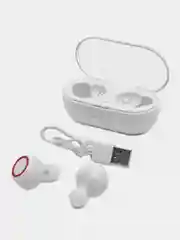 Алый беспроводные наушники (гарнитура) Y50 TWS2 Bluetooth 5.0 с сенсорным управлением