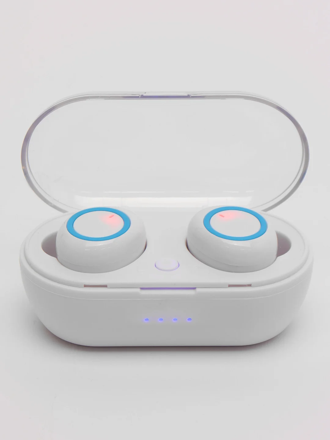 Лазурный беспроводные наушники (гарнитура) Y50 TWS2 Bluetooth 5.0 с сенсорным управлением