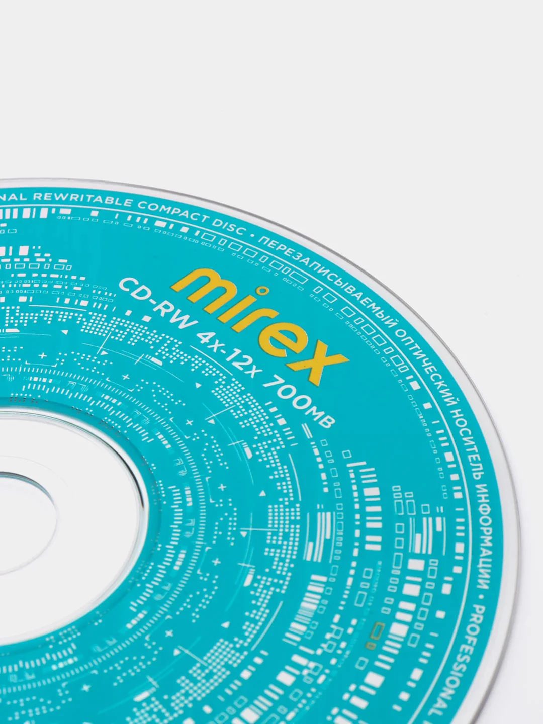 Диск Mirex CD-RW, 700MB, 4x-12x конверт, UL121002A8C, 10 штук