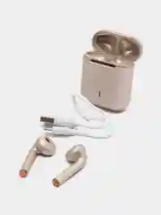 Розовый беспроводные наушники TWS J18, Bluetooth 5.0