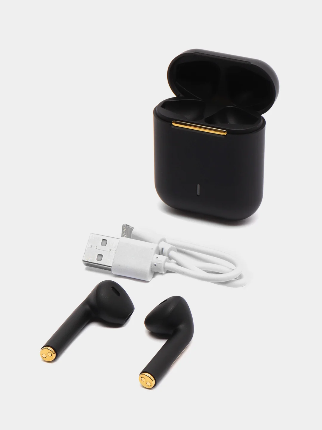Черный беспроводные наушники TWS J18, Bluetooth 5.0