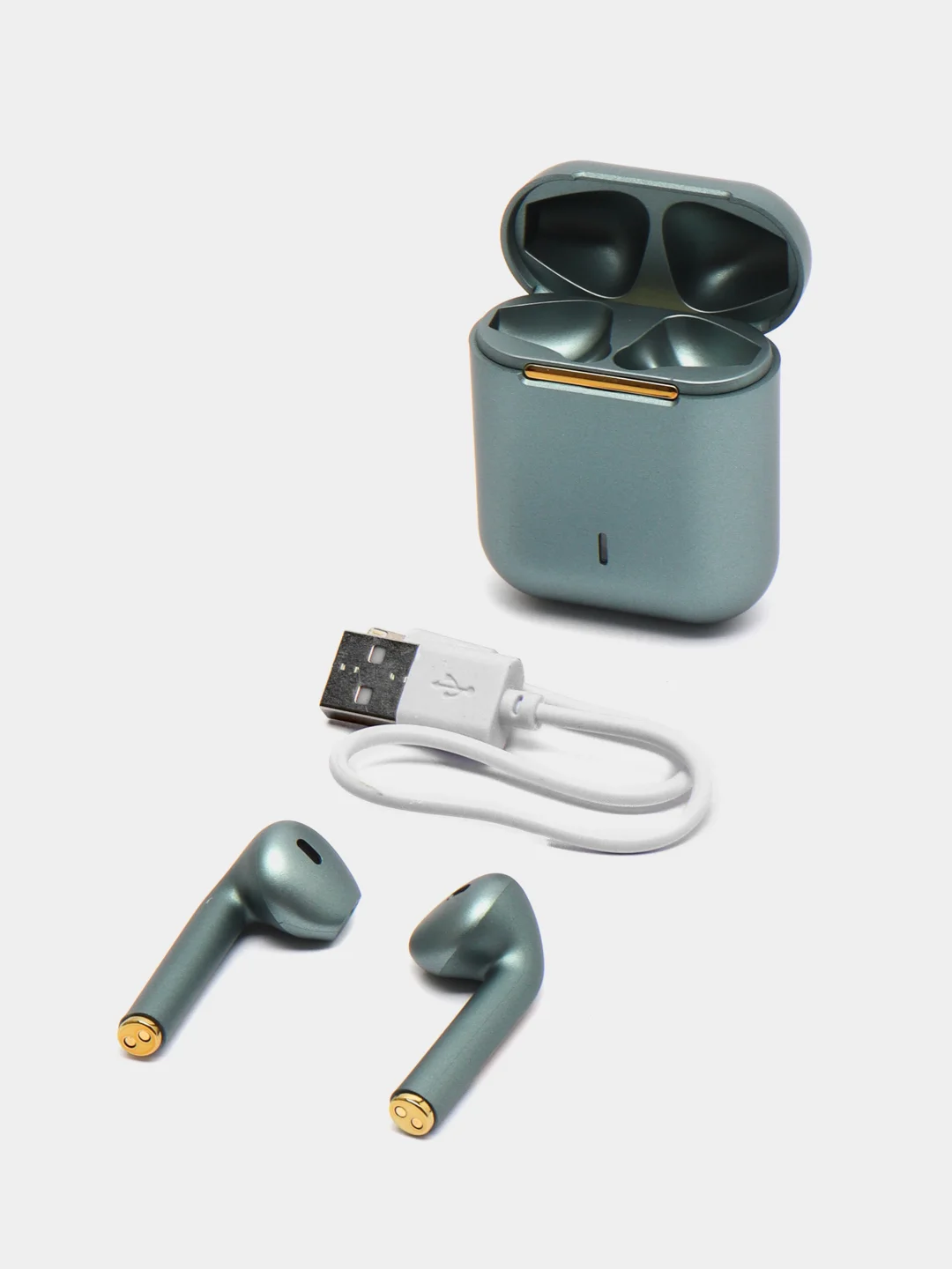 Зеленый беспроводные наушники TWS J18, Bluetooth 5.0