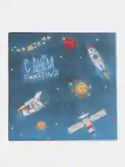 Салатовый одноразовая посуда С Днем рождения Космос Тарелки Стаканы Колпаки Салфетки Воздушные Шары