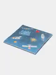 Салатовый одноразовая посуда С Днем рождения Космос Тарелки Стаканы Колпаки Салфетки Воздушные Шары