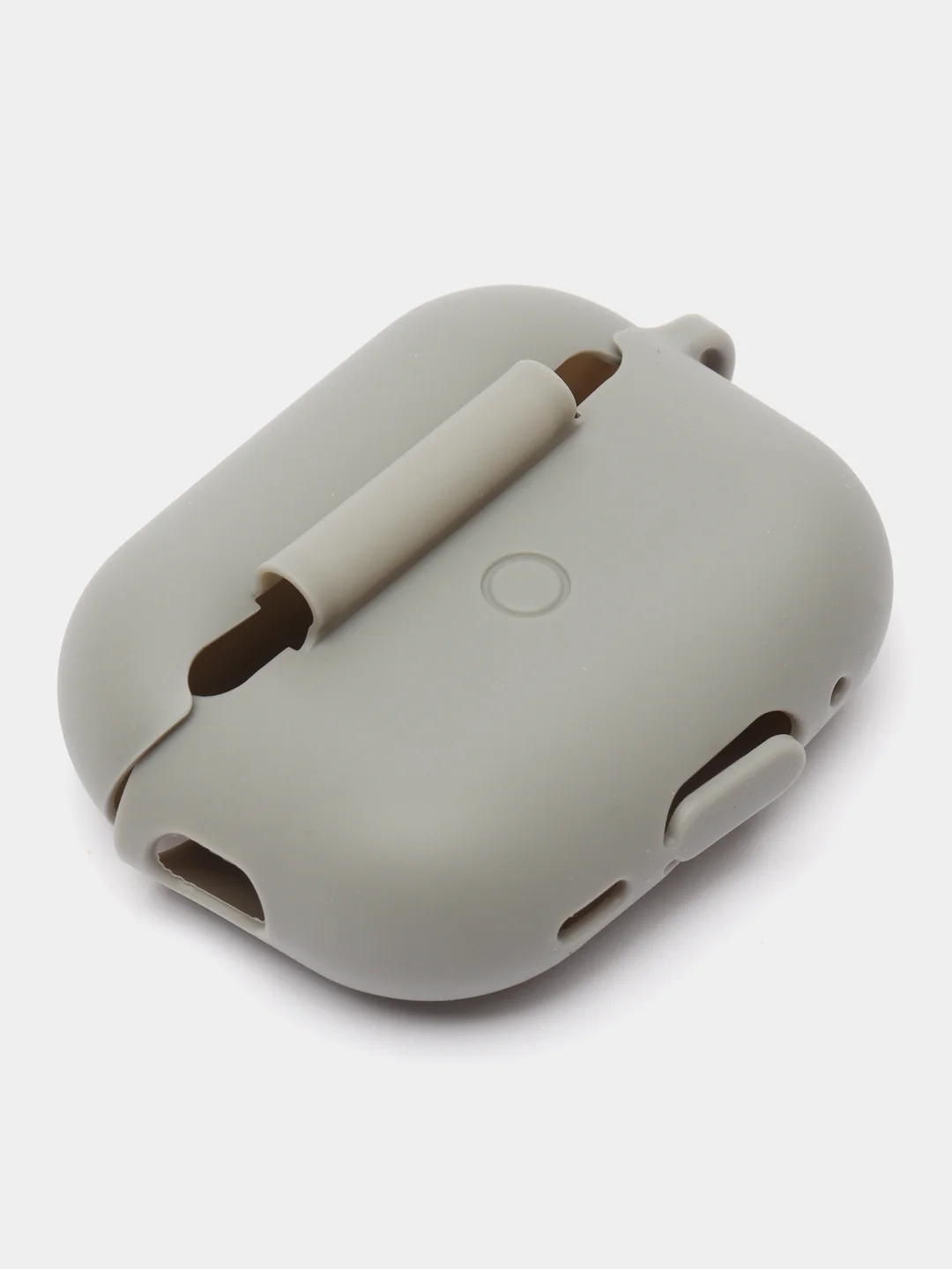 Серый силиконовый чехол для наушников AirPods 2, 3, Pro, Pro 2