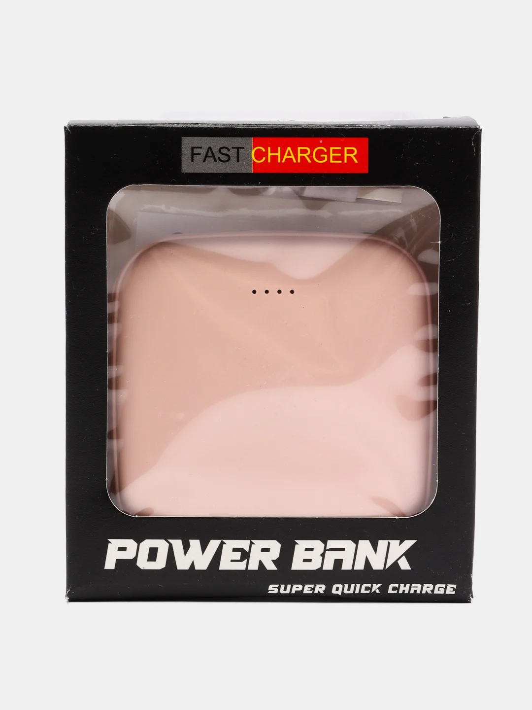 Розовый внешний аккумулятор Power Bank, 5000 мА