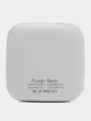 Белый внешний аккумулятор Power Bank, 5000 мА