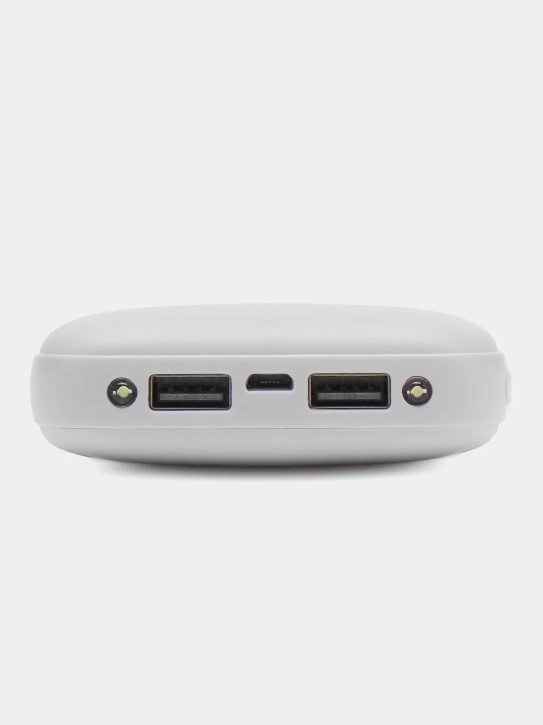 Белый внешний аккумулятор Power Bank, 5000 мА