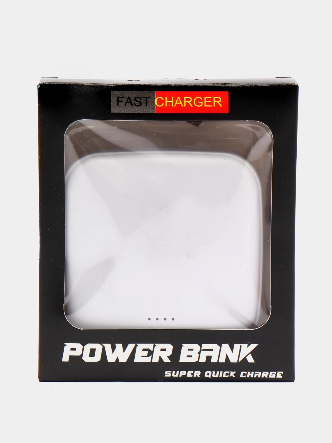 Белый внешний аккумулятор Power Bank, 5000 мА