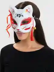 Хром маска на лицо "Кицунэ"
