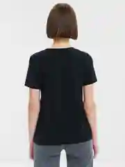 Белый базовая футболка черная женская SAYME с принтом под джинсы, шорты, хлопок 100%