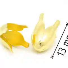 Шапочки / чашечки для бусин в форме цветочка, 13 х 8 мм, 10 штук