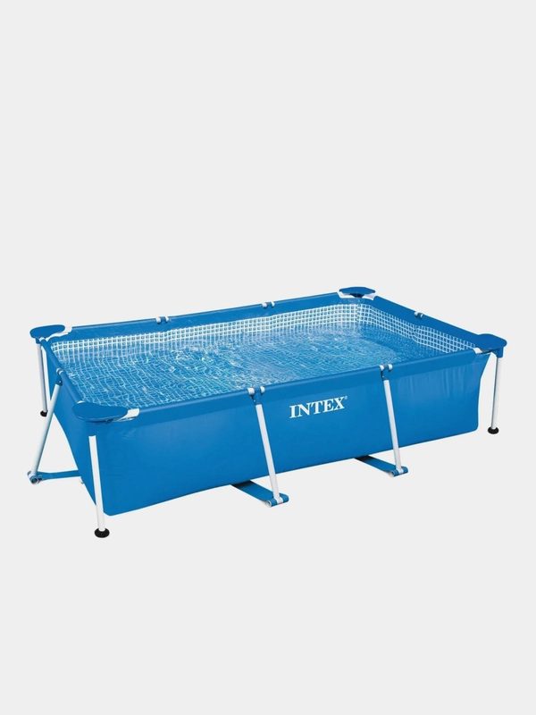 Бассейн Intex Rectangular Frame, каркасный, прямоугольный, 220 х 150 х 60 см, 1662 л, 28270