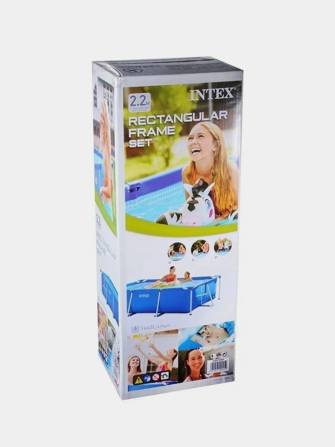  Intex Rectangular Frame, каркасный, прямоугольный, 220 х 150 х .