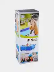 Бассейн Intex Rectangular Frame, каркасный, прямоугольный, 220 х 150 х 60 см, 1662 л, 28270