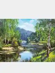 Вишнёвый алмазная мозаика живопись, без подрамника,на холсте