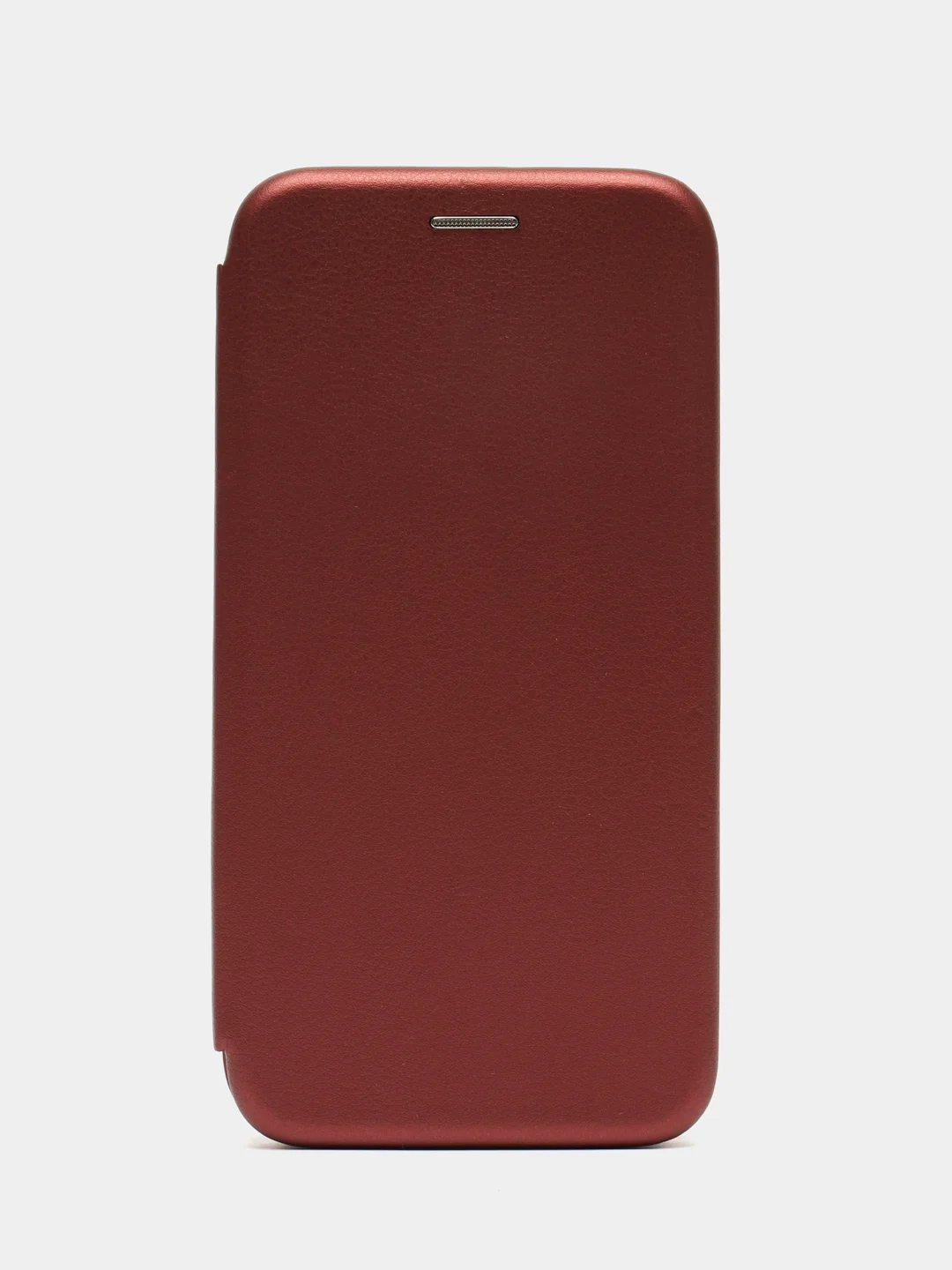 Багровый чехол книжка Huawei Y6 2018 / Honor 7C / 7A Pro / Y6 Prime (Хуавей Хонор 7С / 7А Про)