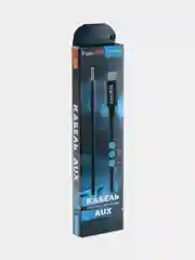 Аудиокабель FaisON HUPA13 3.5 мм, AUX, Lightning, 1 м, аукс для айфон