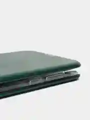 Зеленый чехол книжка Huawei Y6 2018 / Honor 7C / 7A Pro / Y6 Prime (Хуавей Хонор 7С / 7А Про)
