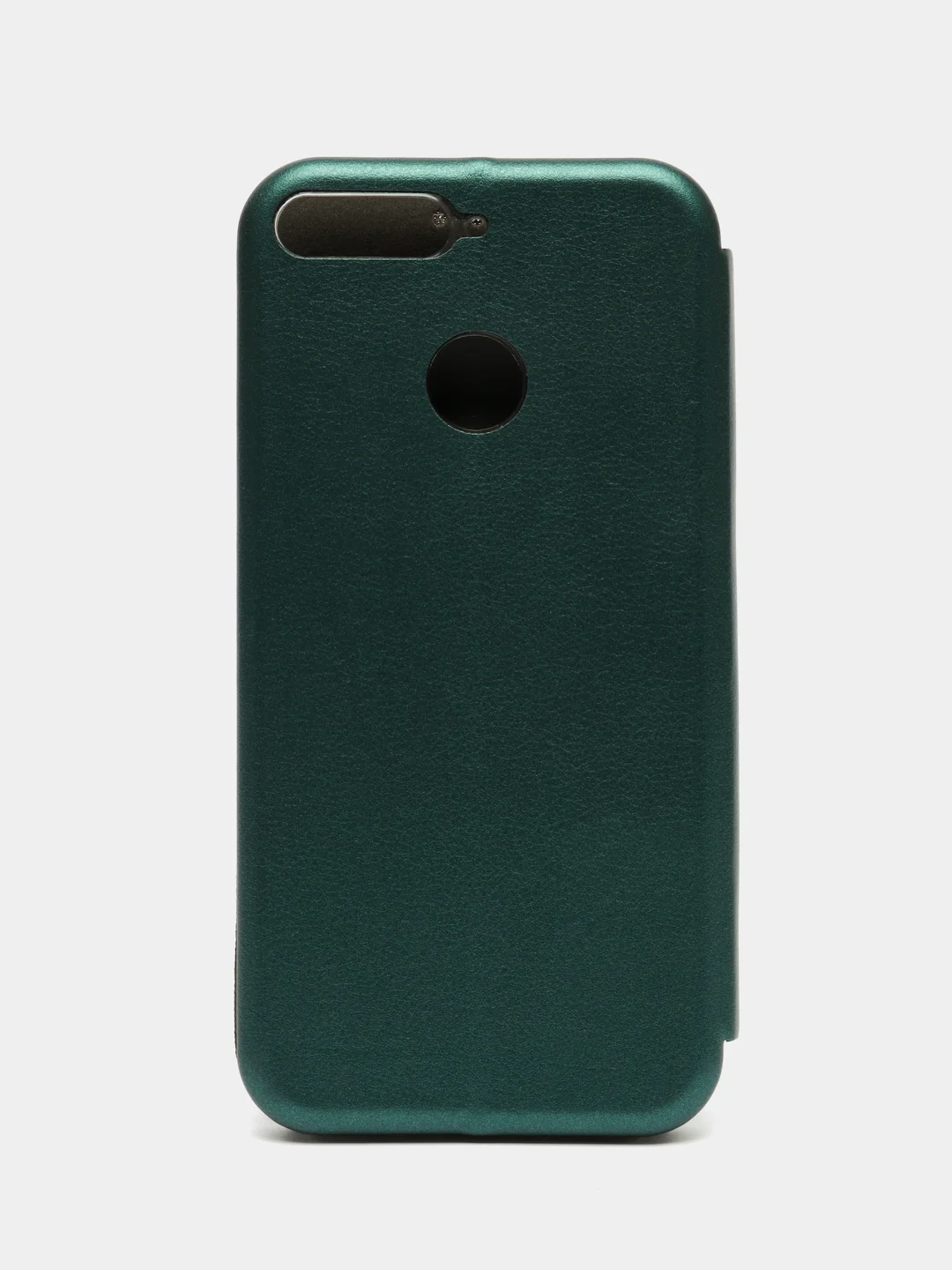 Зеленый чехол книжка Huawei Y6 2018 / Honor 7C / 7A Pro / Y6 Prime (Хуавей Хонор 7С / 7А Про)