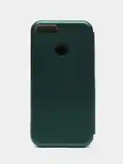 Зеленый чехол книжка Huawei Y6 2018 / Honor 7C / 7A Pro / Y6 Prime (Хуавей Хонор 7С / 7А Про)