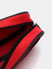 Красный пенал школьный "Uppack", на молнии