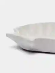 Тёмно-серый подставка/поднос из гипса, подсвечник "Ракушка", 11,1*4,4 см