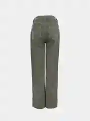 Оливковый джинсы женские из фактурного хлопкового денима Incity